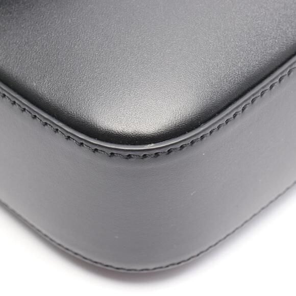 Gucci GG Shoulder Bag Black Leather - Picture 5 of 7